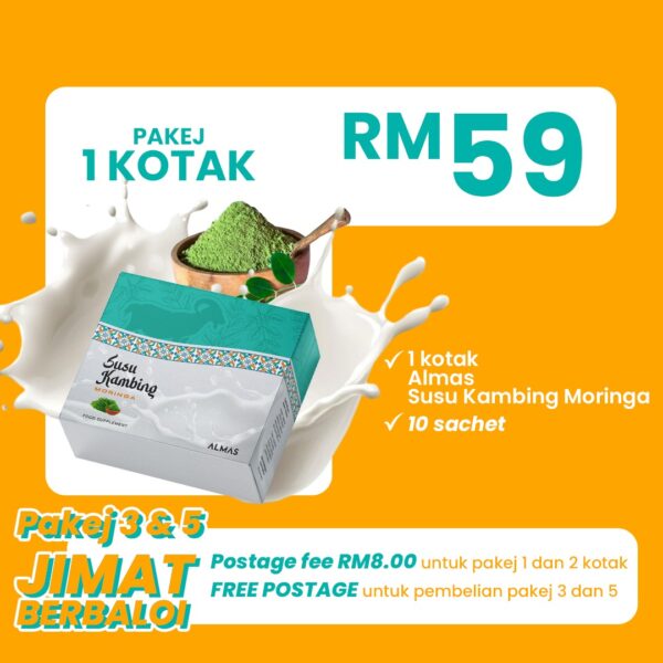 1 Kotak Susu Kambing Moringa